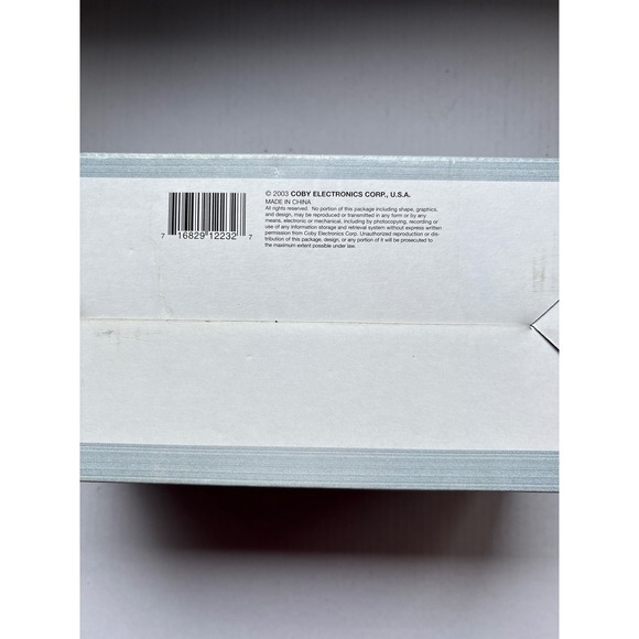 Coby CX-CD232 Portable CD Player‎ with AM/FM Radio Mini Music Box New In Box - Picture 5 of 5